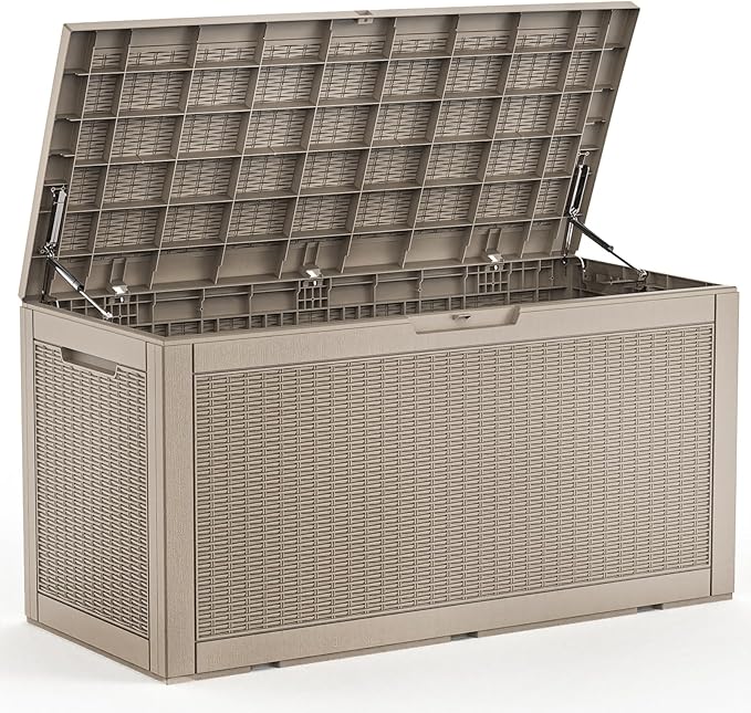 100 Gallon Outdoor Storage Box – Resin Deck Box by ATMELT