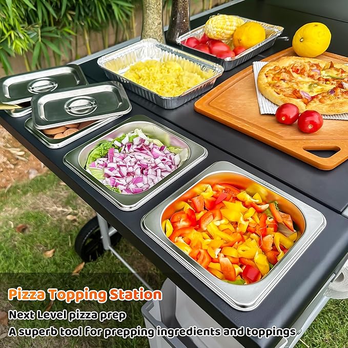 Pizza Oven Table Grill Cart - Image 4