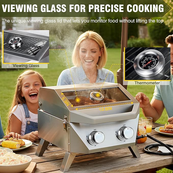 BESTFIRE Tabletop Gas Grill - Image 5