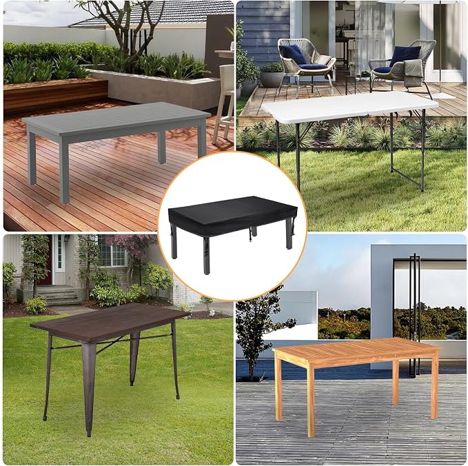 TOHONFOO Patio Coffee Table Cover - Image 6