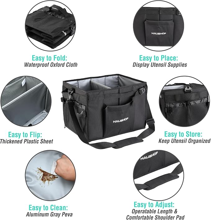 HAUSHOF Large Grill and Picnic Caddy - Image 5