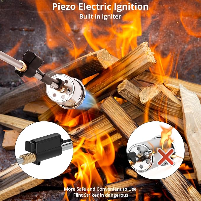 Sondiko Propane Torch Weed Burner, High Output Weed Torch Flamethrower - Image 6