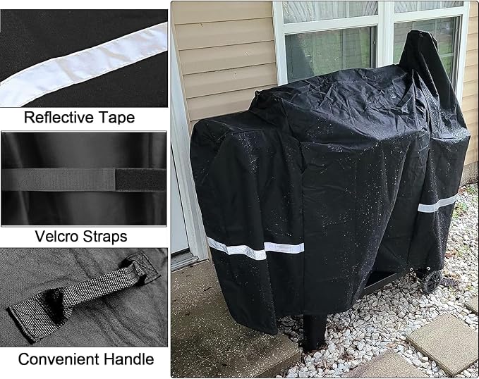 Grill Cover for Pit Boss Pro Series 850, 820 Wood Pellet Grill, 600D Heavy Duty - Image 3