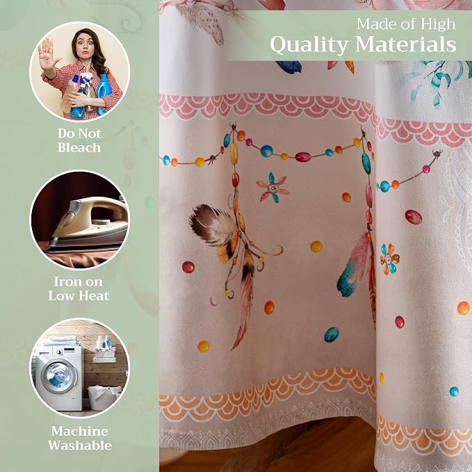 Maison d' Hermine Table Cloth Round Table 100% Cotton 63 Inches Tablecloth - Image 3