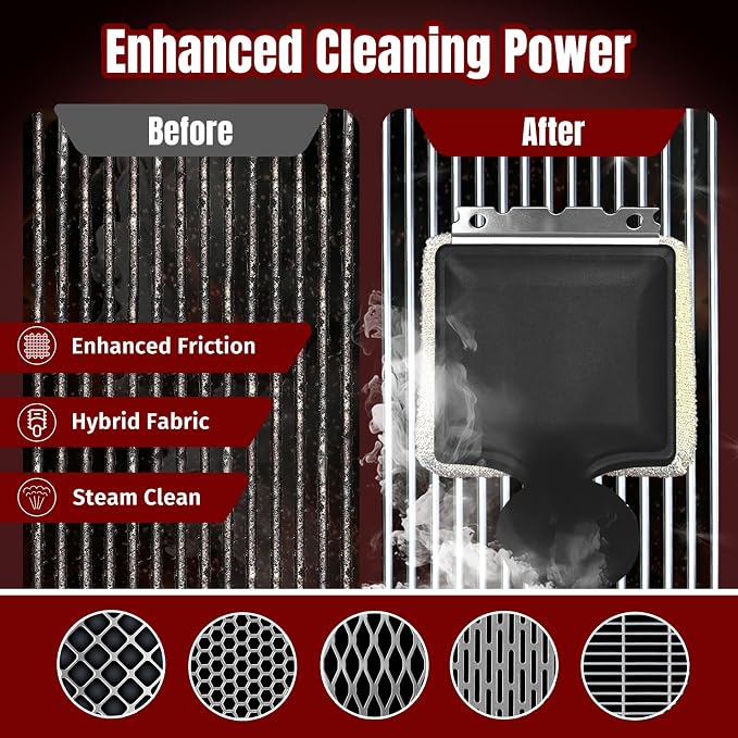 SHINESTAR Steam Grill Brush Bristle Free - Image 3