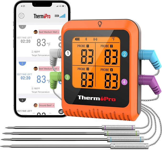 ThermoPro 650 ft Bluetooth Meat Thermometer by ThermoPro