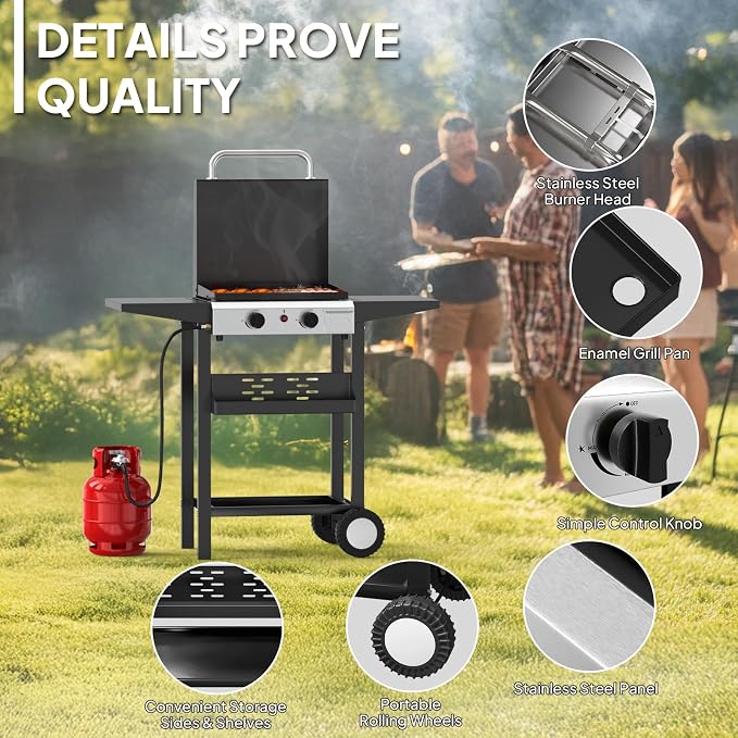 Bonnlo 20000BTU Propane Griddle - Image 5