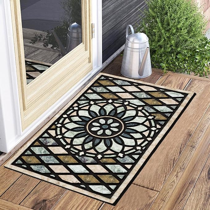CHICHIC Welcome Door Mat 24 x 36 Inch Front Doormat Outdoors - Image 8