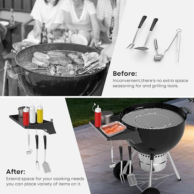 Stanbroil Grill Side Table for 22 Inch Weber Master-Touch & Original Kettle & - Image 6