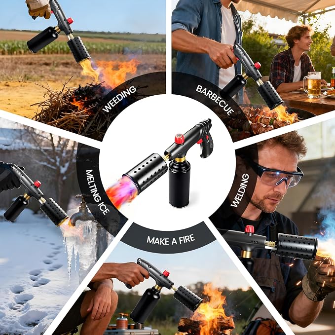 Propane Torch, Cooking Blow Torch Gun - Image 4