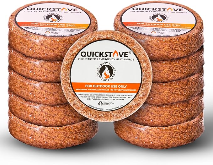 Fire Starters – Waterproof Emergency Fuel Disks by QuickStove