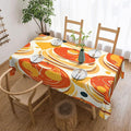 Rectangle Table Cloth Cake Pattern Waterproof Tablecloth 54 x 72 in Washable by Unknown