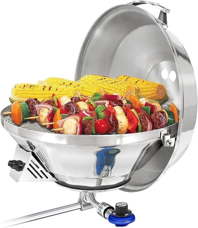 Magma Products, Marine Kettle 3, Combination Stove & Gas Grill, Propane by MagmaProducts