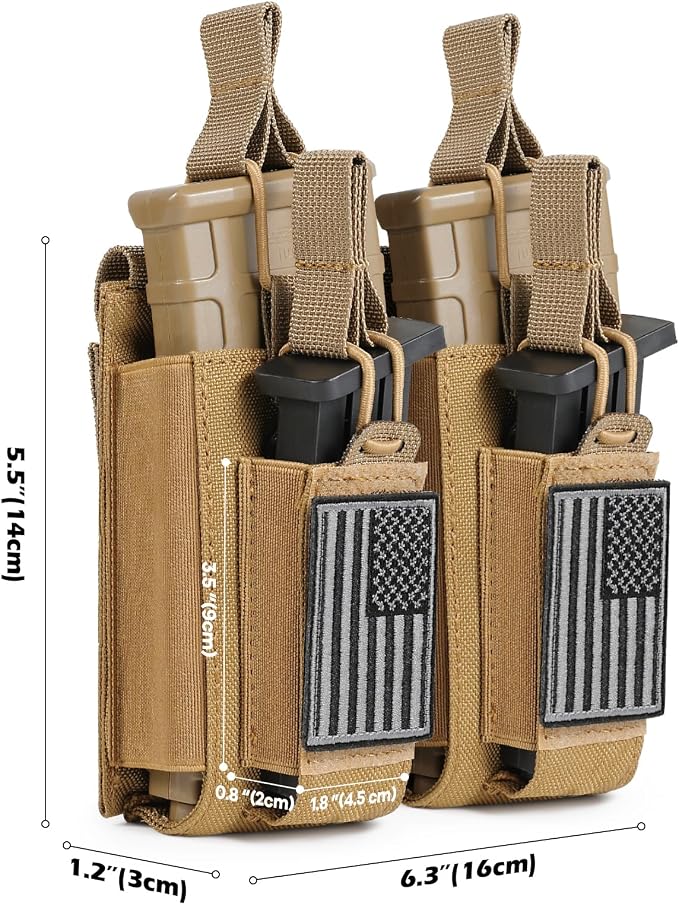 Open-Top Single/Double/Triple Molle Mag Pouch - Image 2