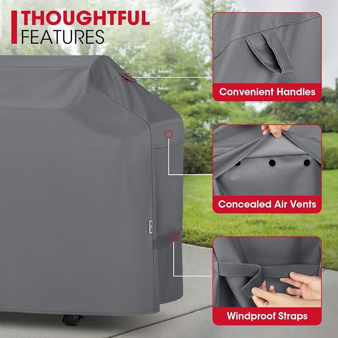 Unicook 50 Inch Grill Cover for 48 Inch Outdoor Grill, Heavy Duty Waterproof - Image 6