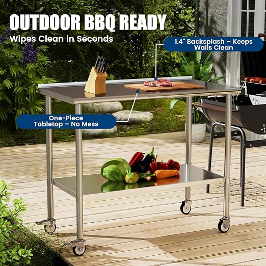 Stainless Steel Work Table - Image 7