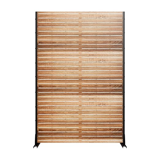 Casaphoria 72" H x 47" W Metal Privacy Screen, Freestanding Outdoor Screen - Image 4