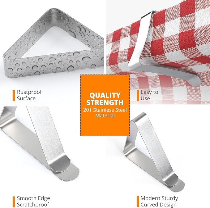 12 Pack Large Tablecloth Clips - Image 3