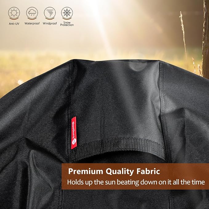 SheeChung Fire Pit Cover Round 30" Dx25 H, Propane Firepit Covers - Image 7
