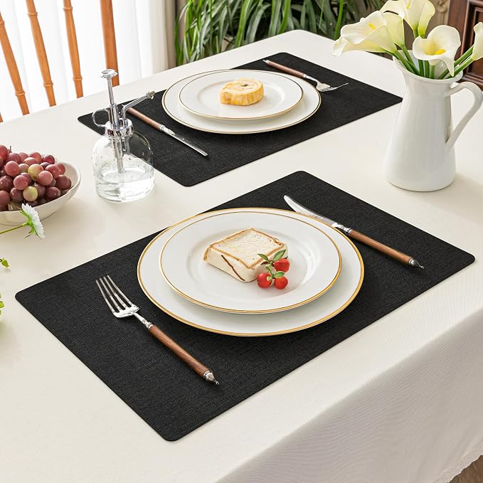 Romanstile Vinyl Placemats Set of 6-12 X 17 Inch - Image 8