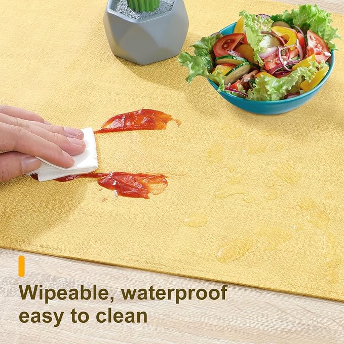 Waterproof Wipeable Farmhouse Table Runner - Image 5