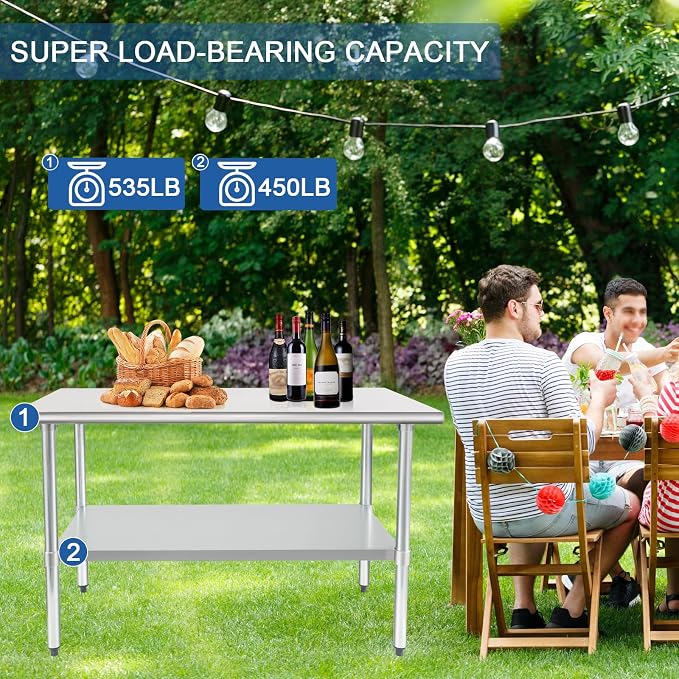 HARDURA Stainless Steel Table 24X48 Inches - Image 5