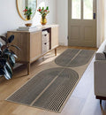 Easy Jute Rainbow Runner Rug, 2x6 Washable Rugs Runner by Rugalia