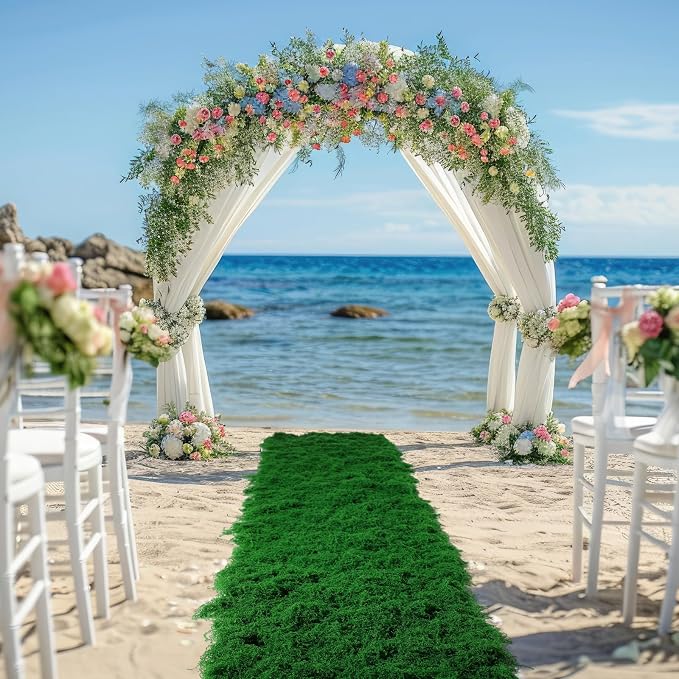 Zeyune 1 Pcs Fake Moss Table Runner - Image 5