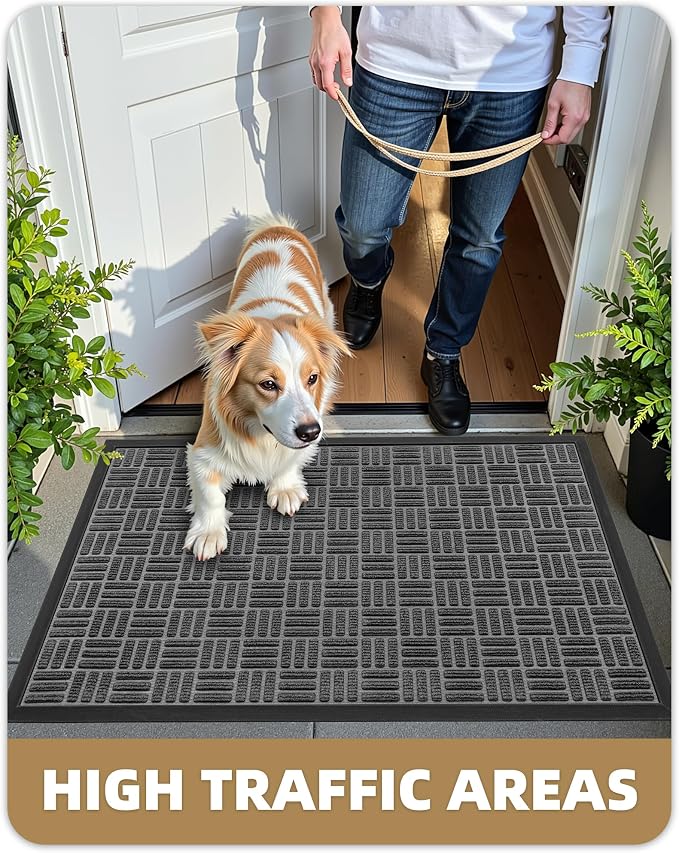 Color&Geometry Front Door Mat Outside Entrance, Heavy Duty Non Slip Low Profile - Image 6
