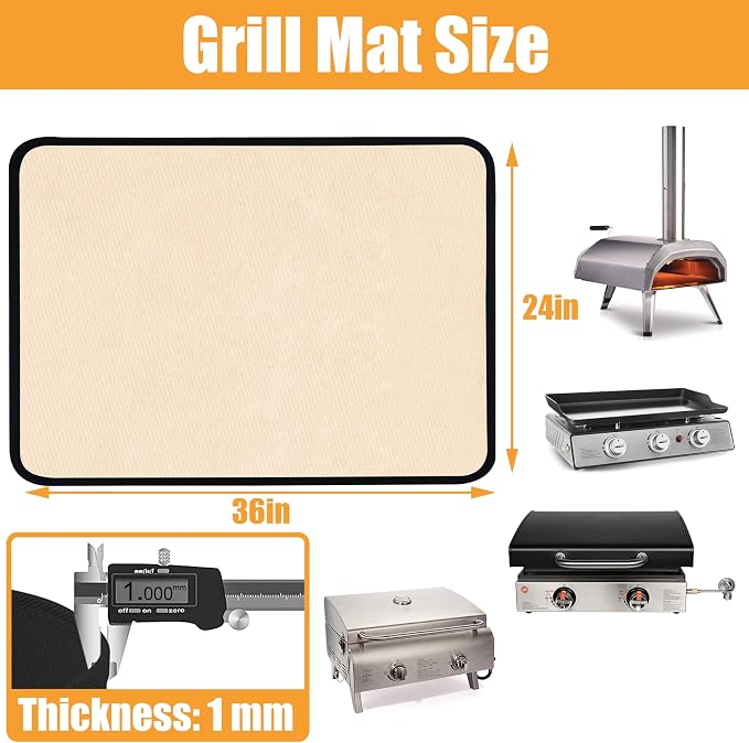 Khaki 24x36 Inchs Heat Resistant Mat - Image 3