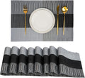 Placemats Set of 8，Non-Slip PVC Weave Table Mats Easy to Clean，Heat Resistant by flohar