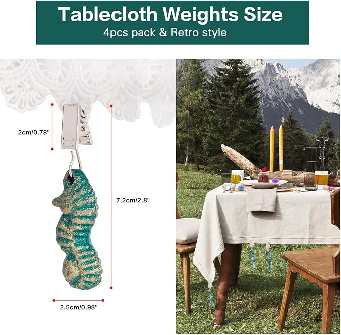 Sungmor Cast Iron Tablecloth Weights - Image 4