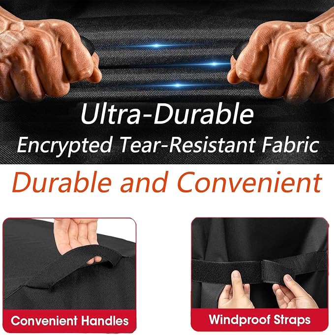 Grill Cover for Outdoor Grill, 58 Inch, Waterproof, Weather Resistant, UV & - Image 4
