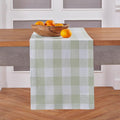Solino Home Linen Checkered Table Runners 90 Inches Long by SolinoHome