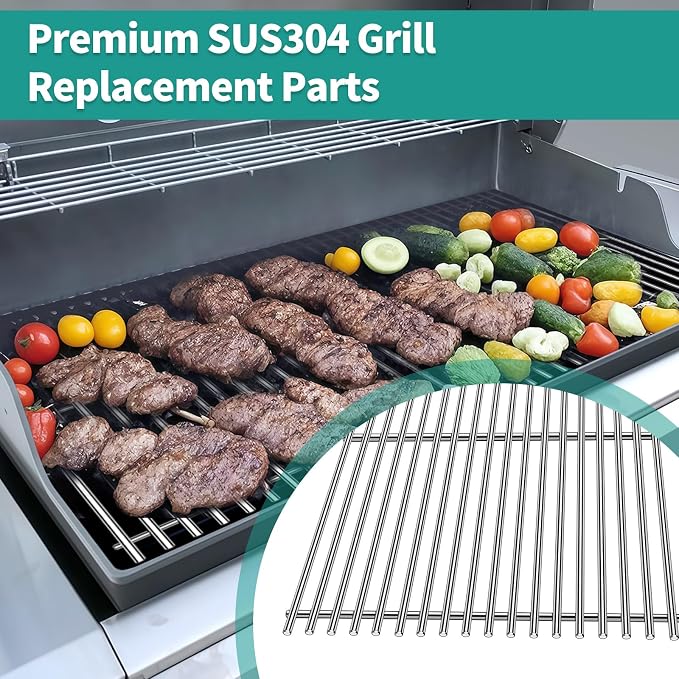 7620 Porcelain Flavorizer Bars 7524 Stainless Steel Grill Grates - Image 7