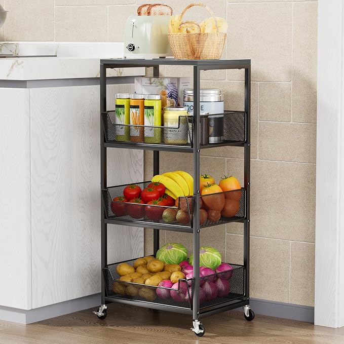 HapiRm Fruit Basket Kitchen Cart by HapiRm