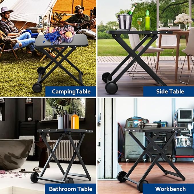 Portable Grill Table, Outdoor Prep Table - Image 5