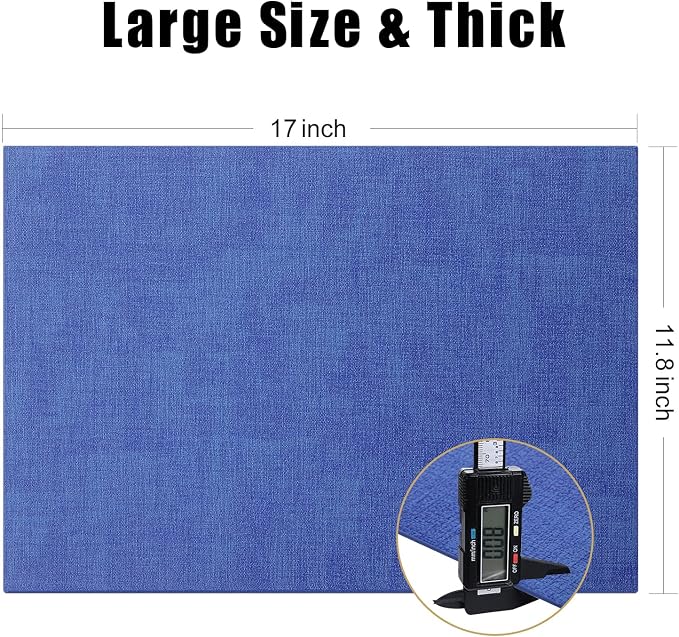 Homaxy Faux Leather Heat Resistant Placemats - Image 5