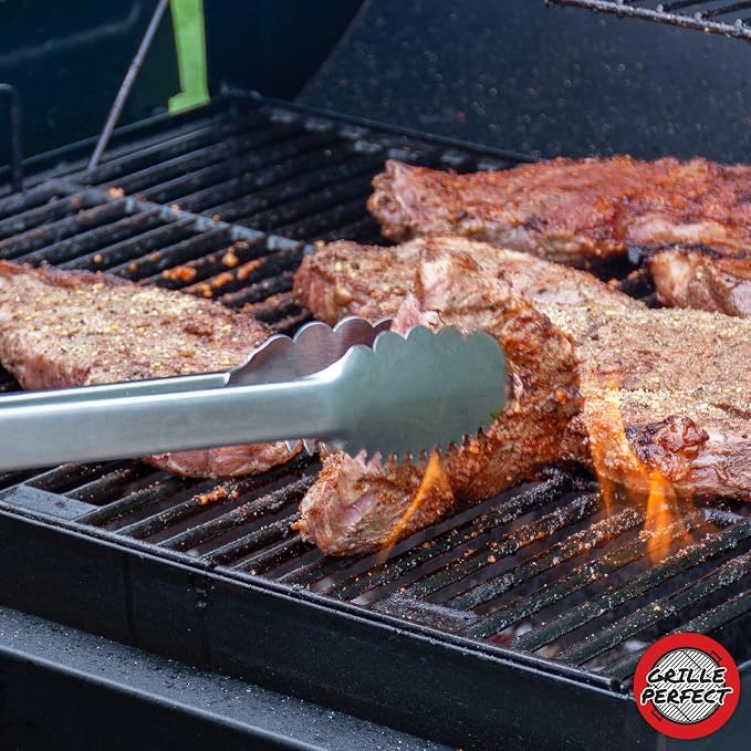 Grill Tongs 20-Inch Very Long Extra Heavy Duty - Image 7