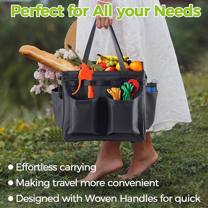 Car Trunk Organizer Multifunctional Storage Toolbox Carry Griddle, Large Grill - Image 6