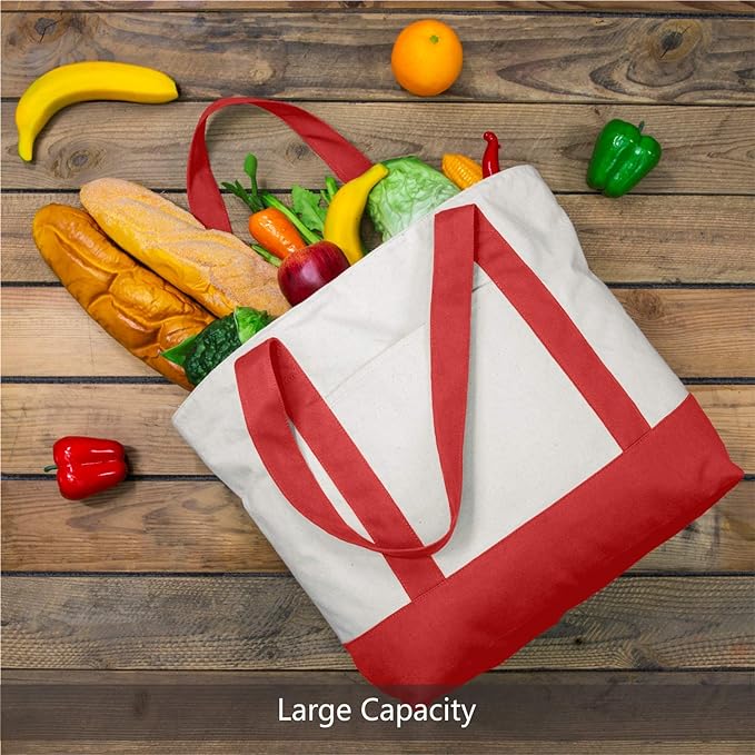TOPDesign 1-Pack Canvas Tote Bag - Image 4
