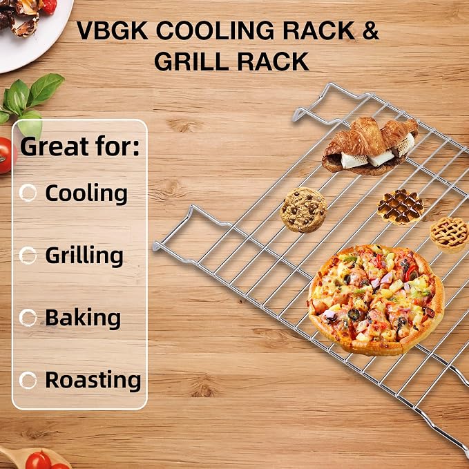VBGK Cooling Rack, Heavy Duty Stainless Steel Wire Rack - Image 5