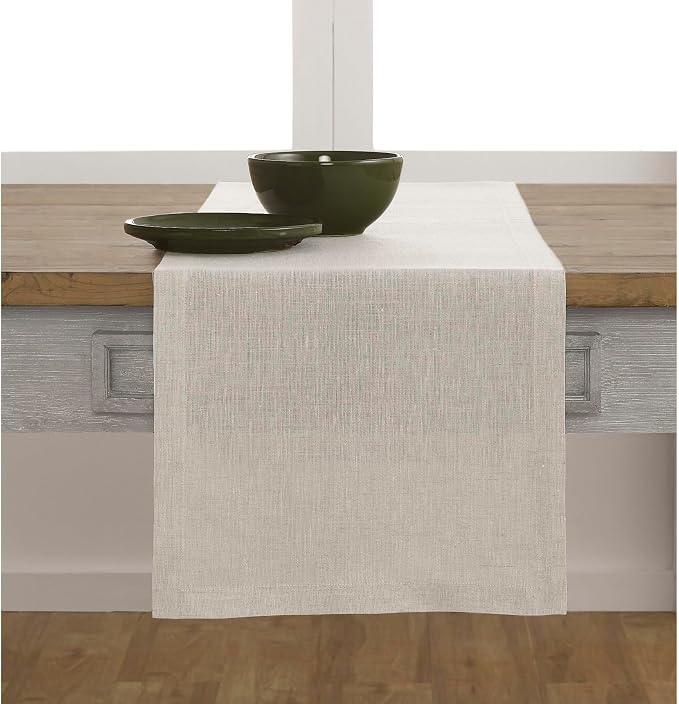 Solino Home Linen Table Runner 120 Inches Long - Image 2