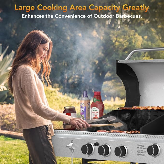 3-Burner Propane Gas Grill - Image 7