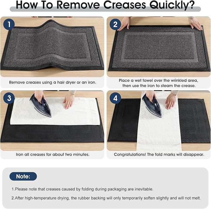 Front Door Mat Outside Entrance Indoor Doormat, Outdoor Door Mats - Image 8