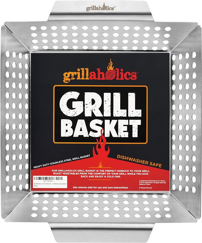 Grillaholics Vegetable Grill Basket by Grillaholics
