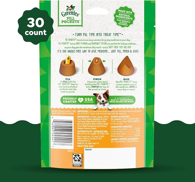 Greenies Pill Pockets for Dogs Large Size, Soft Dog Treats, Chicken Flavor - Image 2
