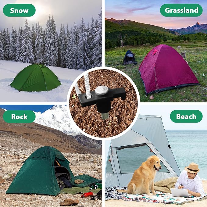 Eurmax USA Galvanized Non-Rust Camping Family Tent Pop Up Tent Stakes Canopy - Image 5