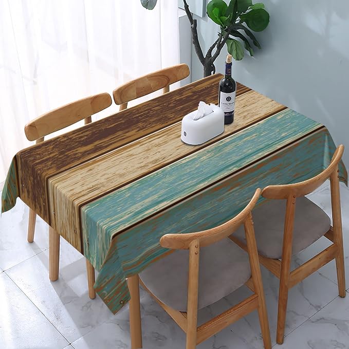 Worltoldb Farmhouse Country Tablecloths Polyester Table Cloth - Image 5