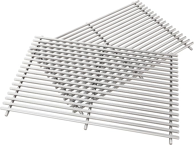 19.5" Grill Grates for Weber Genesis 300 Series，Cooking Grates for Weber by Kateedy